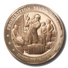 Franklin Mint History of US Prohibition Takes Effect 1920 45mm Proof Bronze Meda