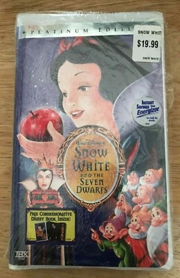 NEW ~ DISNEY'S SNOW WHITE & THE SEVEN DWARFS ~ VHS, 2001 ~ PLATINUM EDITION  - Image 1 of 2