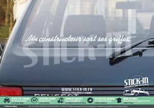 Peugeot 205 Adesivi Componente Tipo Artigli Occhiali Posteriore Gti - Foto 1 di 2