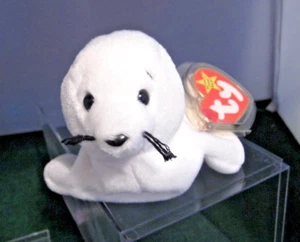Ty Beanie Babie "Seamore " 1993 mit Schutzhülle & Tag Protector - Bild 1 von 4