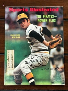 Steve Blass Baseball Pittsburg Pirates Autograph Signed 1972 Sports Illustrated - Picture 1 of 2