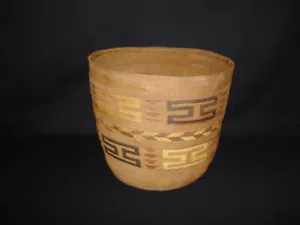 Sehr großer Tlingit Indianer Korb, um 1900 - Bild 1 von 5
