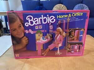 1984 Barbie Home & Office Set Play Set Mattel Vintage Sealed