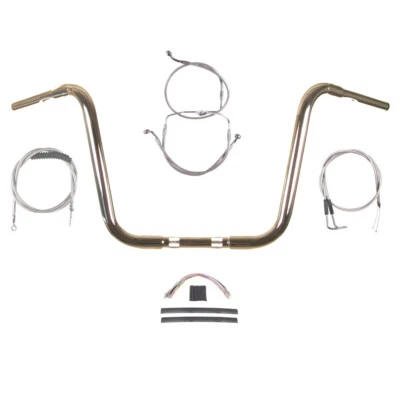 1 1 1/4 дюйма хромированный комплект подвески для обезьяны 14 дюймов 1996-2006 Harley Road Glide King Cruise - Изображение 1 из 2