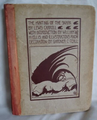 Antique Book Lewis Carroll ,Hunting of the Snark RARE 1897 Ltd.Ed Gardner Teall - Image 1 of 4