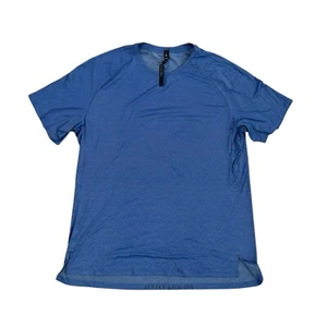 Lululemon Textured Train Metal Vent Tech Shirt XXL Color- Soft Denim/River Blue - Picture 1 of 4