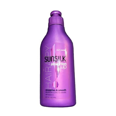 Nueva crema alisadora Sunsilk 24/7 con ondas de Elastyn-E 7 oz Stubborn Kinks Foto 1 de 3