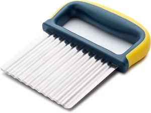 Crinkle Cutter Knife, Potatoes Crinkle Fry Cut and Vegetable Cutter for Veggies, - Picture 1 of 12