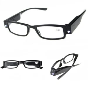 Spectacal For Elders With LED Light Rimmed Eyeglasses Reading Eye Glasses - Picture 1 of 15