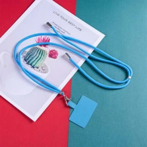 Hanging Cord Mobile Phone Strap Nylon Soft Rope Crossbody Patch Phone Lanyards - Zdjęcie 1 z 12