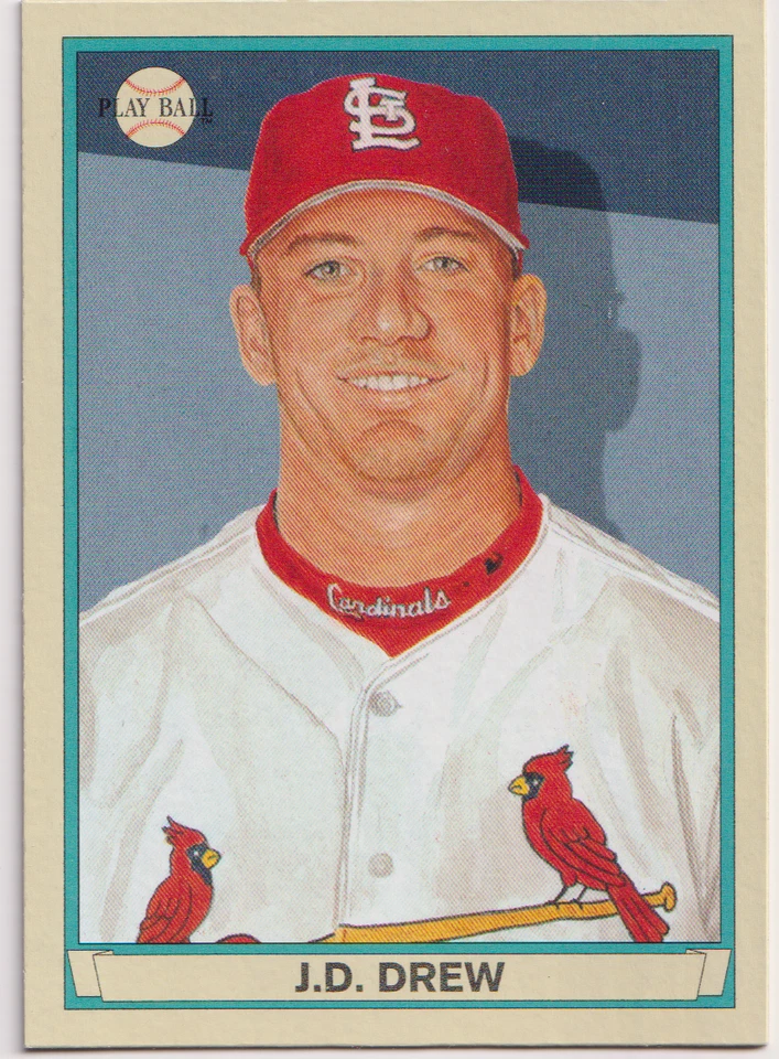 2003 Upper Deck Play Ball #66 JD Drew St. Louis Cardinals - Image 1 of 2