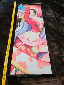 One Piece -BOA HANCOCK WAIFU Anime Scroll Poster -30" x 10" - Picture 1 of 1