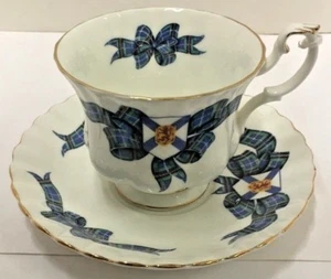 Royal Albert NOVA SCOTIA TARTAN Cup and Saucer Set - Foto 1 di 3
