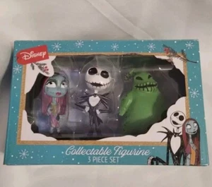 Disney Tim Burton Pesadilla antes de Navidad Juego de 3 estatuillas coleccionables - Imagen 1 de 7