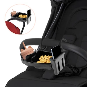 Stroller Snack Tray with Silicone Flexible Arms Grip Universal Stroller DEE - Picture 1 of 12