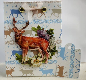 Handarbeit, Geschenkverpackung, Weihnachten, Geld, Gutschein, Hirsch,Box - Bild 1 von 3