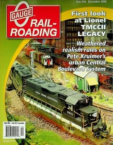 Revista ferroviaria calibre O funcionando 218 diciembre 2006 primer vistazo Lionel TMCCII - Imagen 1 de 2