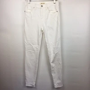 Madewell Damen 26 Jeans 9" High Riser Skinny weiß Stretch Ankle 26 x 27 - Bild 1 von 7