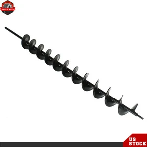 2 in × 24 in Auger Drill Bit Garden Plant Flower Bulb Rapid Planter - Picture 1 of 7