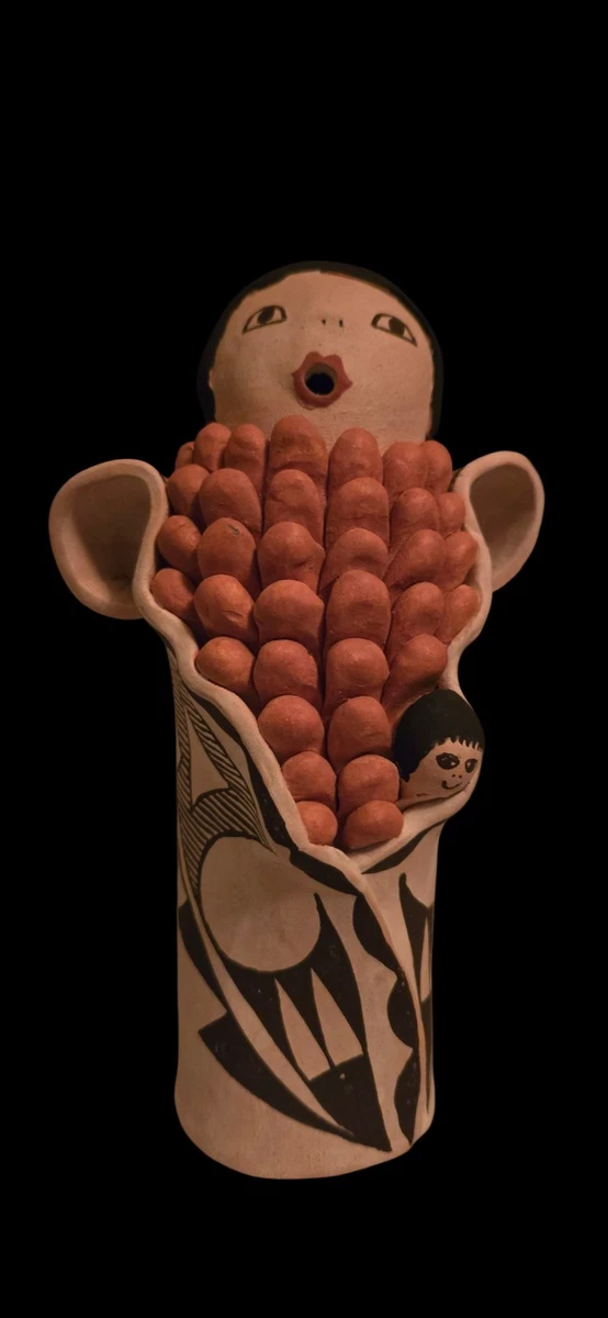 【現地購入】ネィティブアメリカン　ストーリーテラー人形　1990年代 現地購入】ネィティブアメリカン ストーリーテラー人形 1990年代