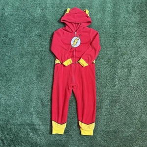 The Flash DC Comics Red One Piece  Pajama Youth Size 4/5 - Picture 1 of 3