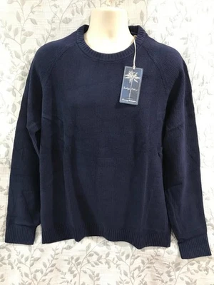 Tommy Bahama B&T Men's Size XLT Coastline Shoreline Chenille Crew Sweater $148 - Image 1 of 4