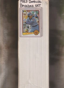 Juego completo de 660 cartas de béisbol Donruss 1983 cotejadas a mano con novato R. Sandberg - Imagen 1 de 1