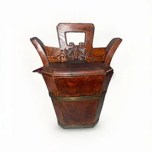 Antique 19th century Chinese Wooden Teapot Caddy Qing Dynasty, Circa 1830 240obo - Picture 1 of 12