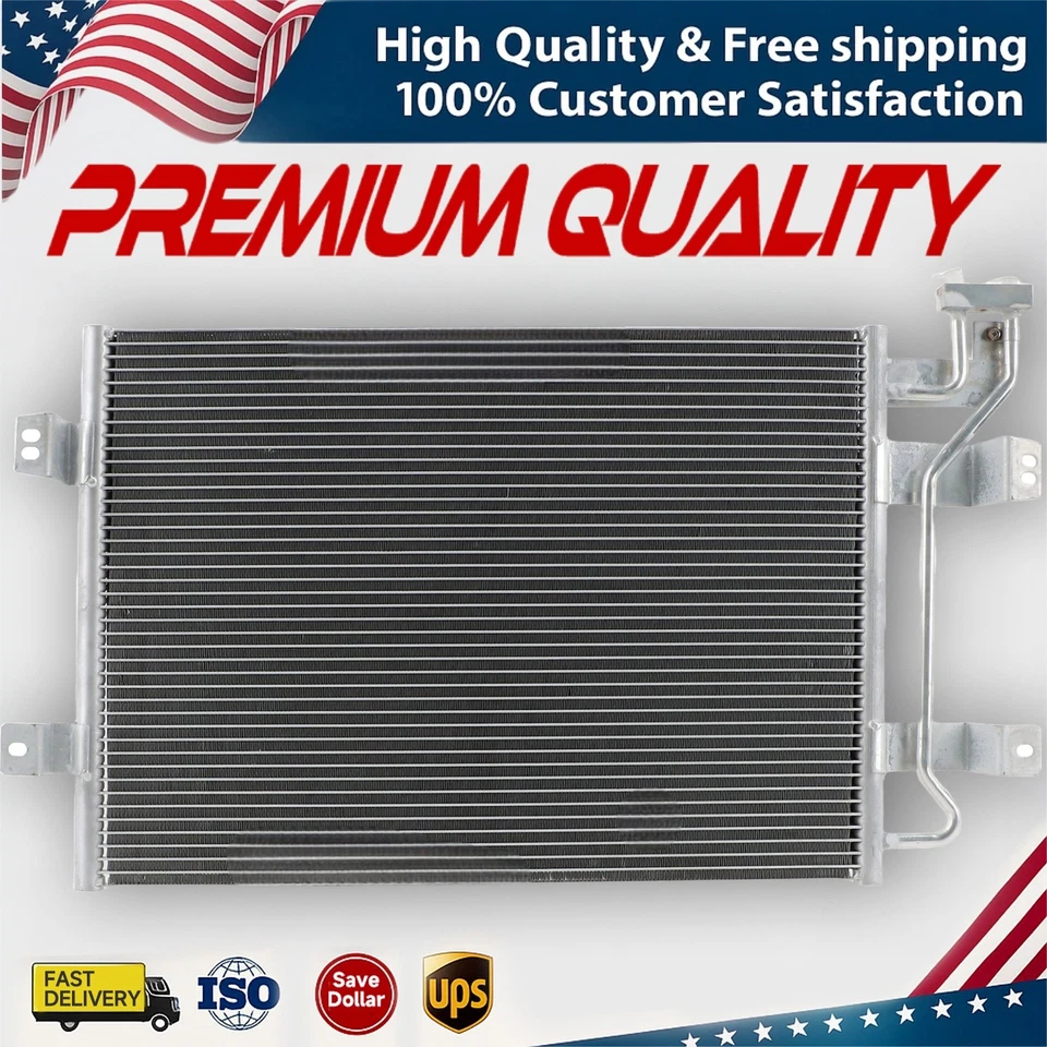 3633 AC Condenser For Dodge 86-89 D100 81-93 D150 D250 Parallel Flow 82400940 Foto 1 de 4