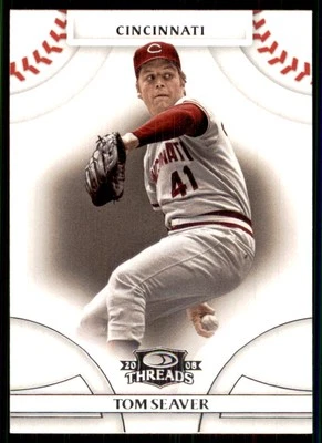 2008 Donruss Threads #19 Tom Seaver Cincinnati Reds - Image 1 of 2
