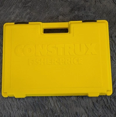Fisher Price Construx Estuche Amarillo Solo De Colección 1983 16” X 11” X 3-1/2” Foto 1 de 4
