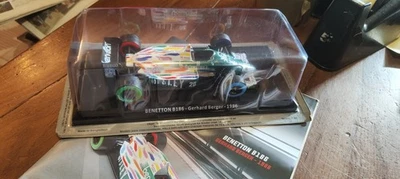 Collezione : Auto da corsa 1:24.  Benetton B186 di Gerhard Berger del 1986 - Immagine 1 di 3