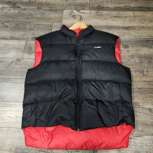 Gilet piumino Gerry senza etichetta taglia, si adatta come un rosso/nero medio vedi foto/nota 2191 - Foto 1 di 9