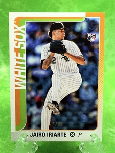 Jairo Iriarte RC /99 Vintage Stock - 2025 Topps Series 2 #656 Chicago White Sox - Picture 1 of 11