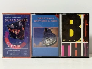 Duran Duran - 3 Cassette Tape Lot - Arena, Brothers In Arms, Big Thing - Tested - Picture 1 of 18
