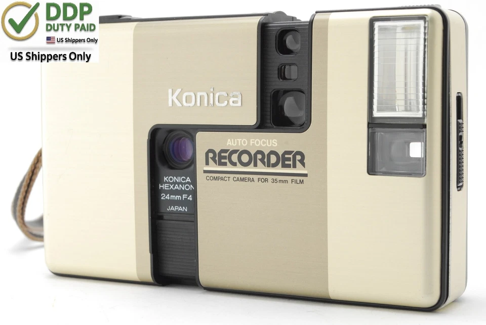 Read[ Excellent+5 ]Konica Recorder Half Frame Point & Shoot 35mm Filｍ From JAPAN - Image 1 of 4