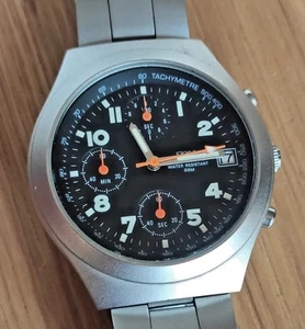 TCM CHRONOGRAPH JAP Werk Vintage 90er Jahre Herrenuhr Datumsanzeige - Bild 1 von 5