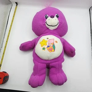 Care Bears Surprise Bear 2005 12" peluche púrpura vintage hogar libre de humo - Imagen 1 de 9