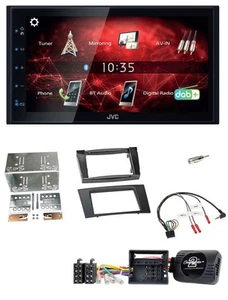 JVC DAB USB Bluetooth 2DIN Lenkrad Autoradio für Mercedes E-Klasse S211 2008-200 - Bild 1 von 7
