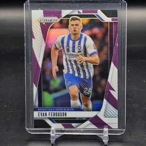 EVAN FERGUSON 2024-25 Prizm EPL rayas púrpuras y blancas /92 #182 - Imagen 1 de 2