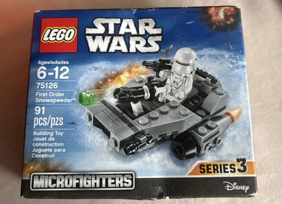 LEGO Star Wars Microfighters Series 3 #75126 First Order Snowspeeder New Sealed - Image 1 of 4