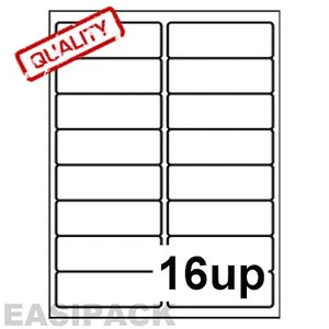 5000 Sheets Address laser Inkjet LABELS 16 UP 99 x 33mm - Picture 1 of 1