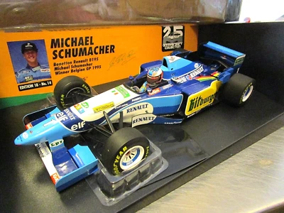 F1 BENETTON Renault B195 GP Belgien 1995 #1 Schumacher Bitburger Minichamps 1:18 - Bild 1 von 4