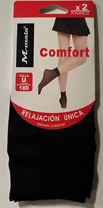 2er Pack Damen-Nylon-Söckchen kurz, schwarz, 18 Den, One Size - Bild 1 von 2