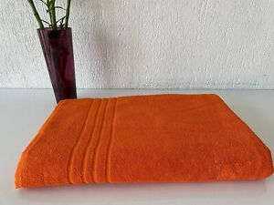 Extra Large Oversized Bath Towels 100% Cotton Turkish Bath Sheet 40x80 Orange
