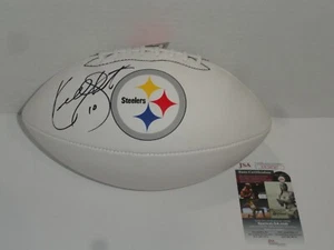 KORDELL STEWART SIGNED PITTSBURGH STEELERS LOGO FOOTBALL AUTOGRAPHED JSA COA - Picture 1 of 2