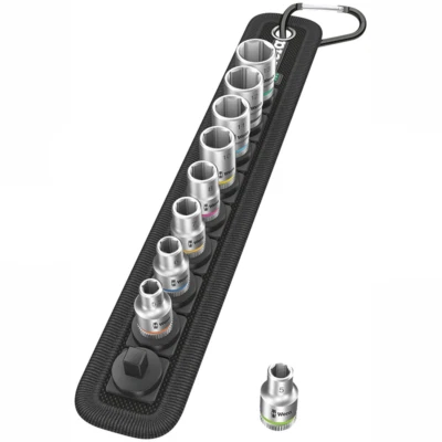 Wera 05003883001 Belt A 4 Zyklop Socket Set, 1/4" Drive - Image 1 of 4