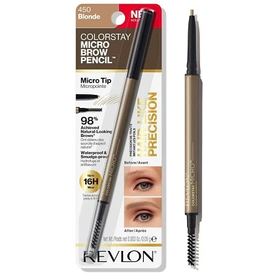 Revlon Colorstay  Micro Brow EYEBROW Pencil - #450 Blonde - NEW *UNCARDED* - Image 1 of 4