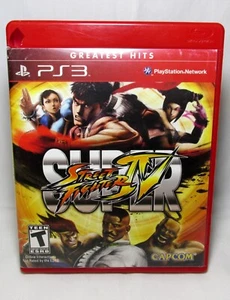PS3 Super Street Fighter IV 4 (Sony PlayStation 3, 2010) Greatest Hits senza manuale - Foto 1 di 4