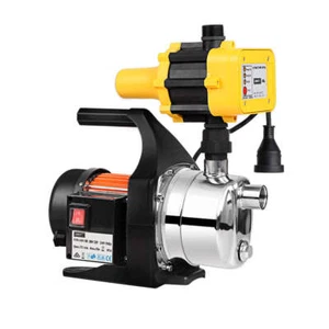 Giantz Garden Water Jet Pump High Pressure 800W Tank Rain Farm Irrigation Yellow - Picture 1 of 8
